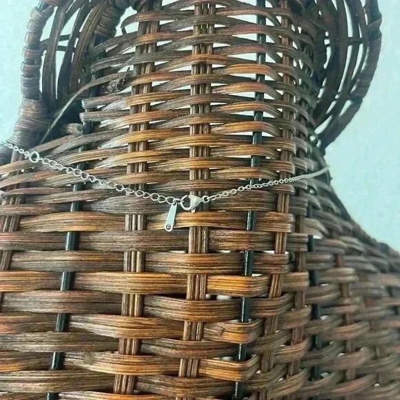 Stainless steel evil eye necklace - Picture 3 of 4